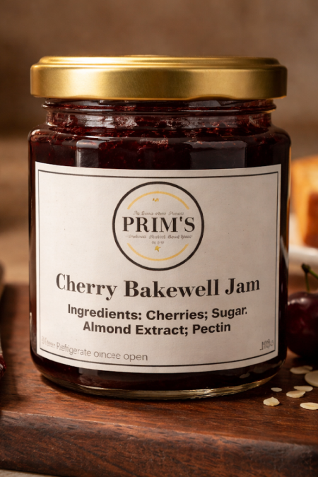 Cherry Bakewell jam